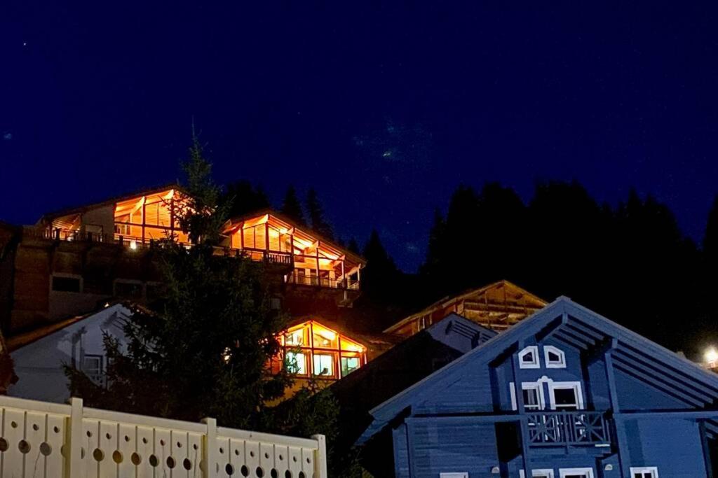 Vue Panoramique Sur Les Montagnes Plein Sud - T2 Skis Aux Pieds, Piscine & Spa Flaine Ngoại thất bức ảnh