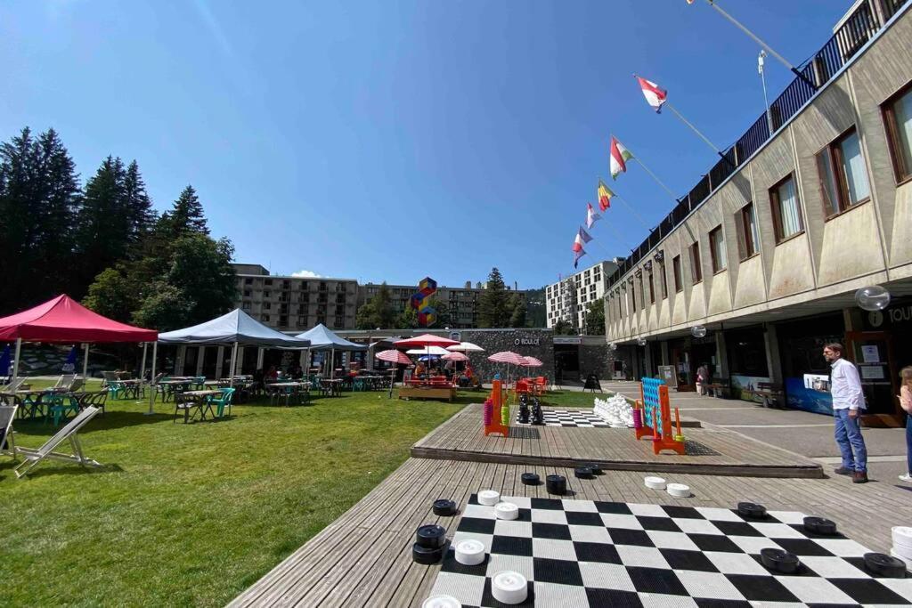 Vue Panoramique Sur Les Montagnes Plein Sud - T2 Skis Aux Pieds, Piscine & Spa Flaine Ngoại thất bức ảnh